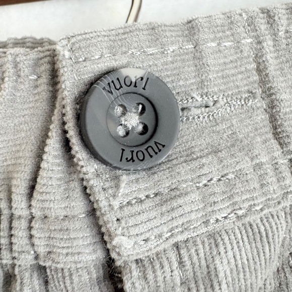 Vuori Corduroy Optimist Pants Shitake Gray Elastic Waist Casual Comfort Mens L - Picture 5 of 13